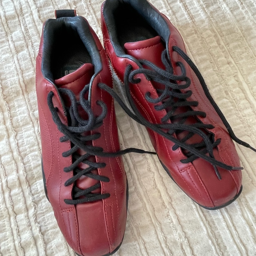 Piloti competition driving shoes. Wine leather, Sebring model. Men’s 8.